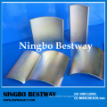 Nickel Coated Sintered Arc Shape High Quality Strong NdFeB Magnets